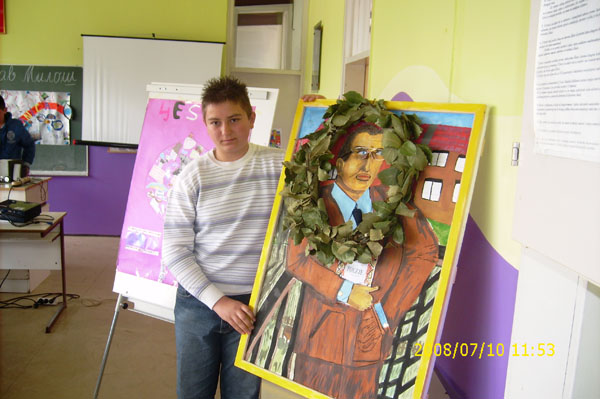 Czesław Miłosz - Rysunek A. Obradovi